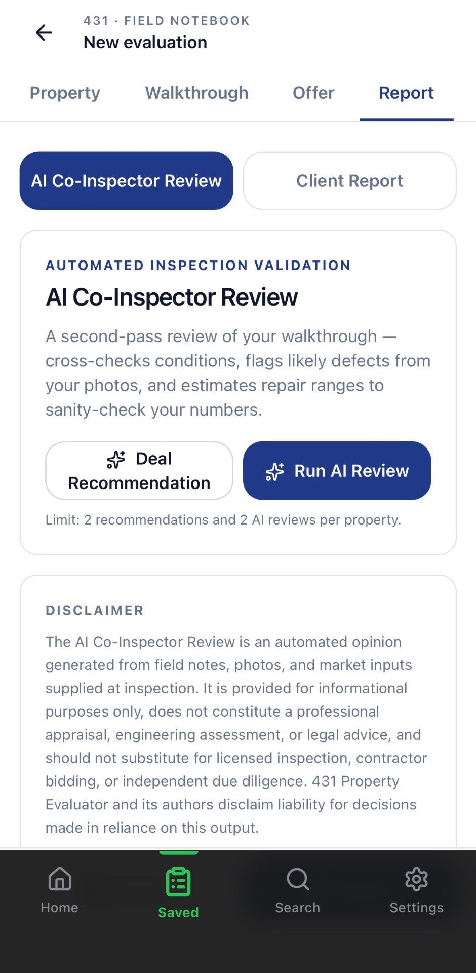 AI Co-Inspector second opinion